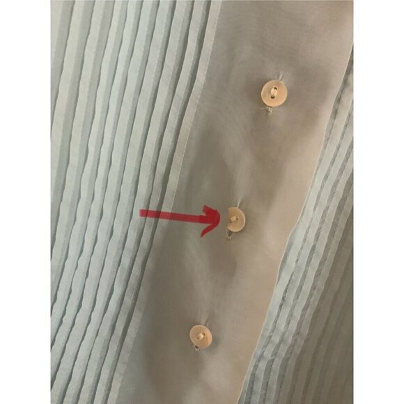 Harrods of London vintage blouse  from 50s/60s  chest 38'  collectors piece - Picture 7 of 9